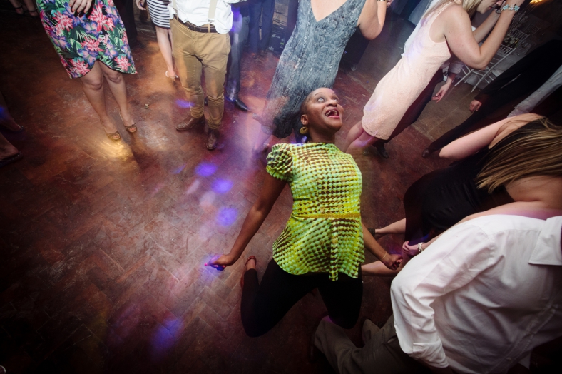 Crazy wedding dancing