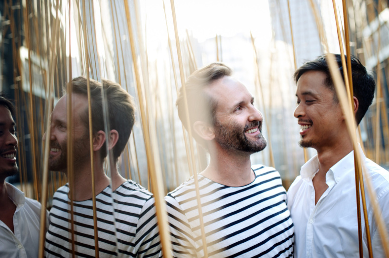 Men in reeds