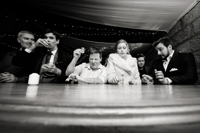 Shots in suits