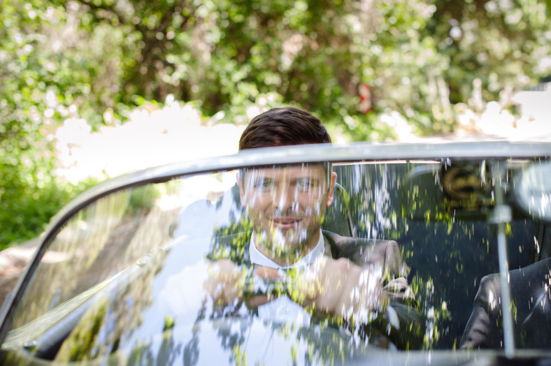Man in Porsche
