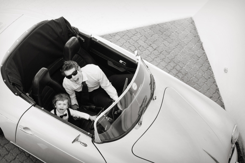 Father and Son Porsche