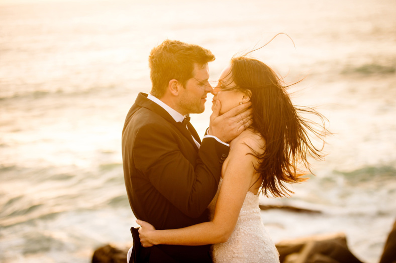 Couple in the wind