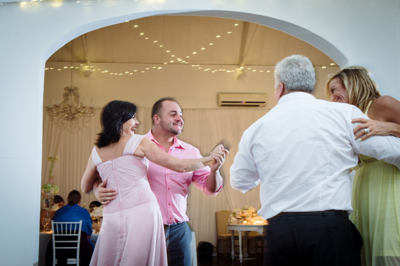 Son and Mother dancing