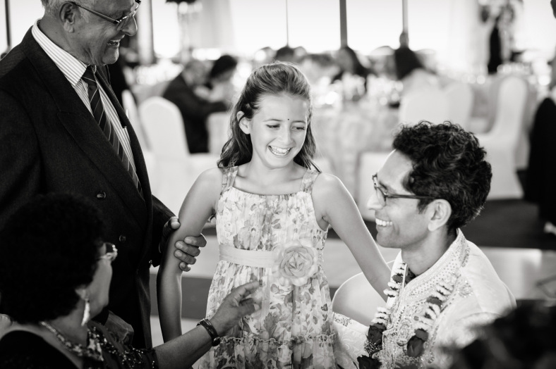 Groom and child