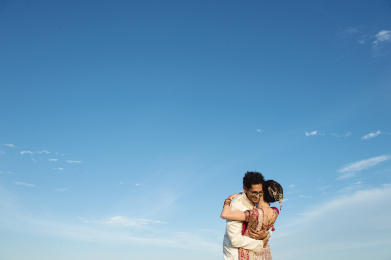 Hindu Christian Beach Wedding
