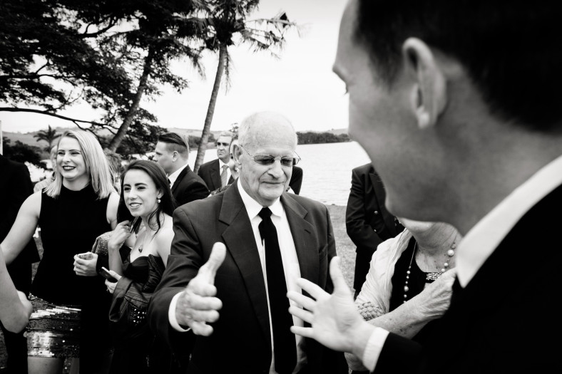 Men shake hands