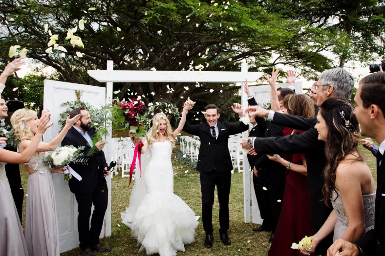 Just married petals