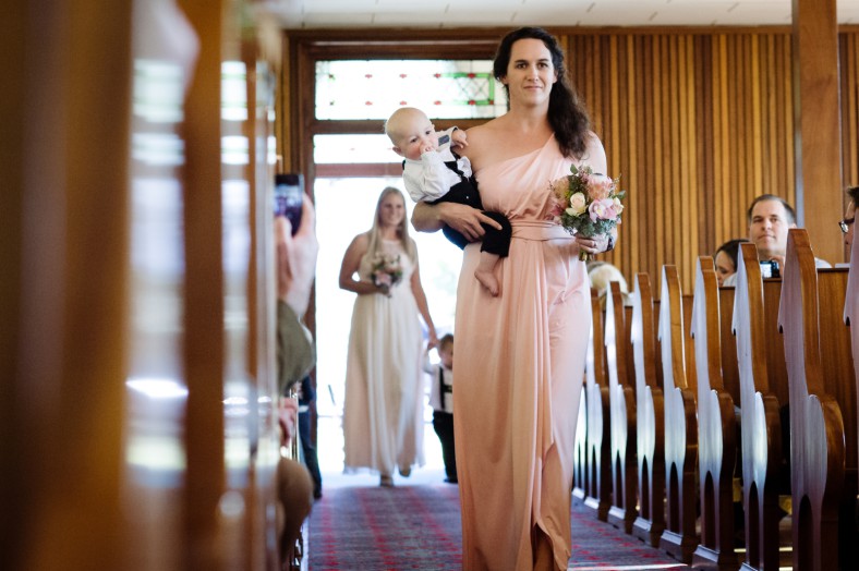 baby down the aisle