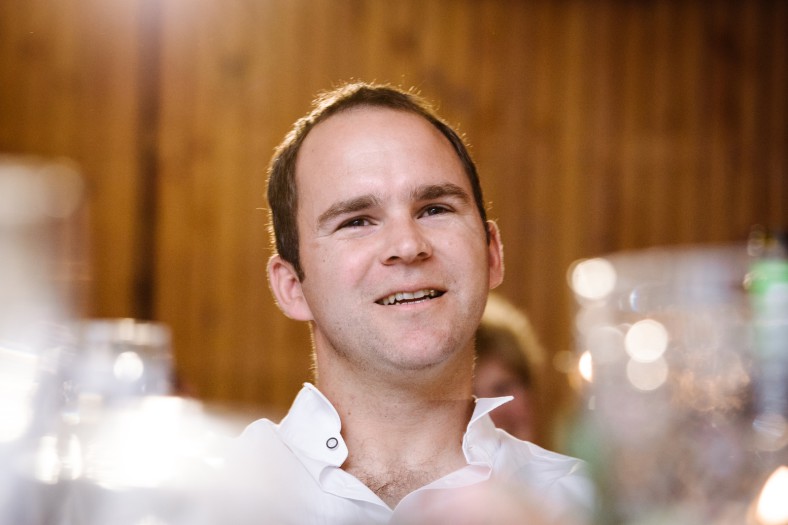 man smiling