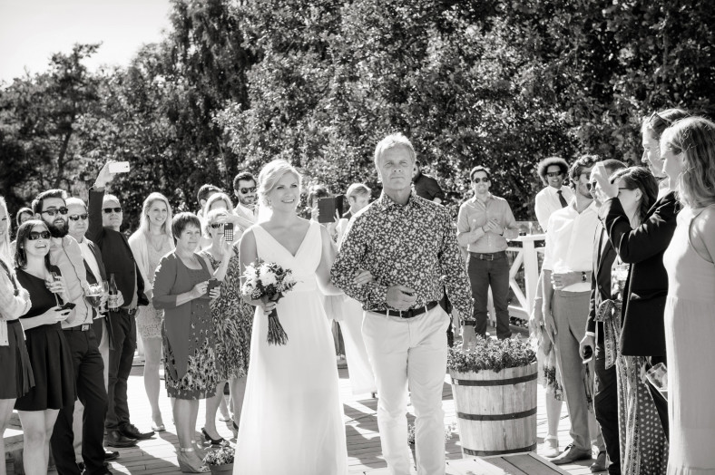 Here comes the bride