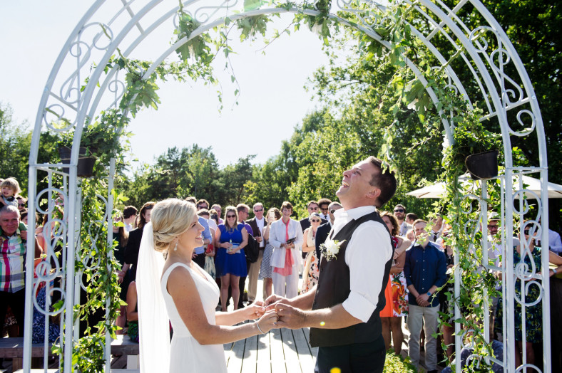 Joyful wedding
