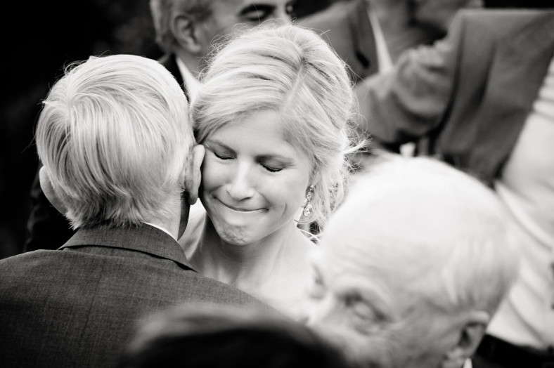 Emotional bride