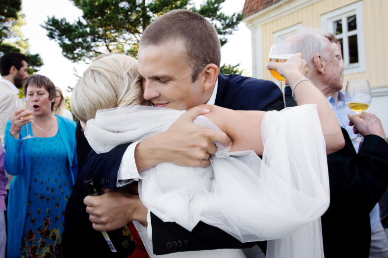 Hug the bride