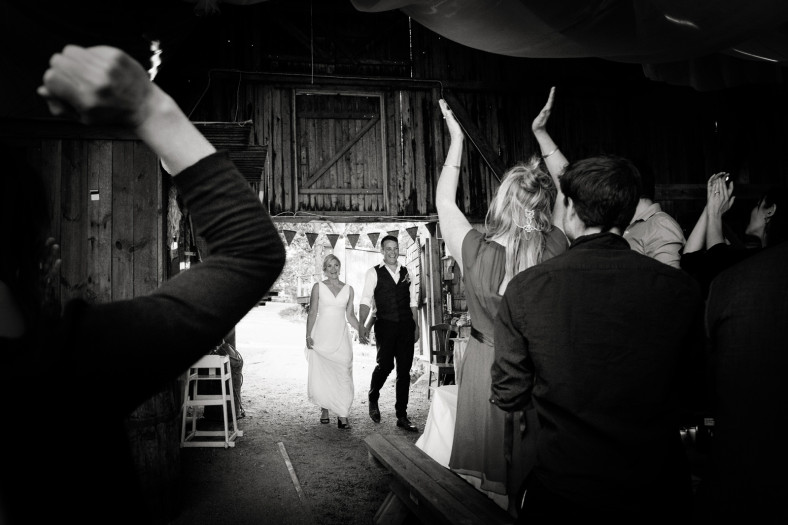 Here comes the bride