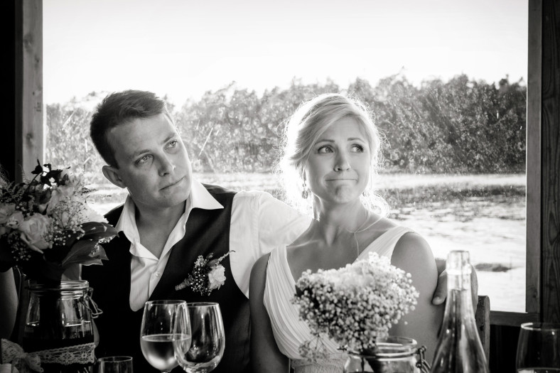 Emotional bride