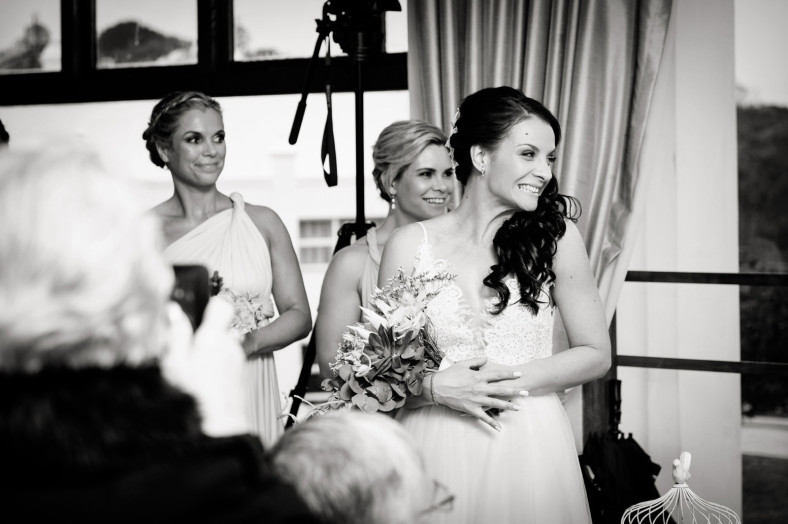 excited bride
