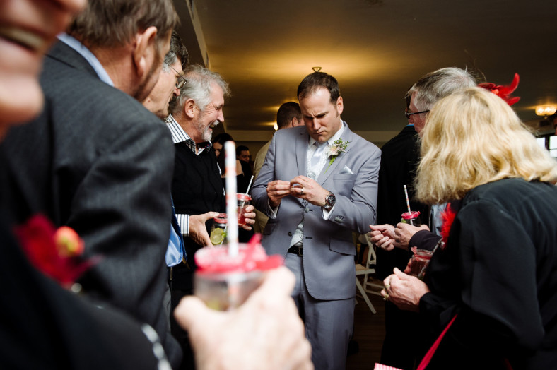 groom telling stories