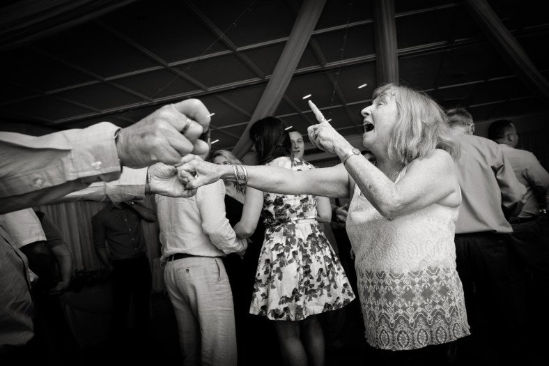 old couple dancing