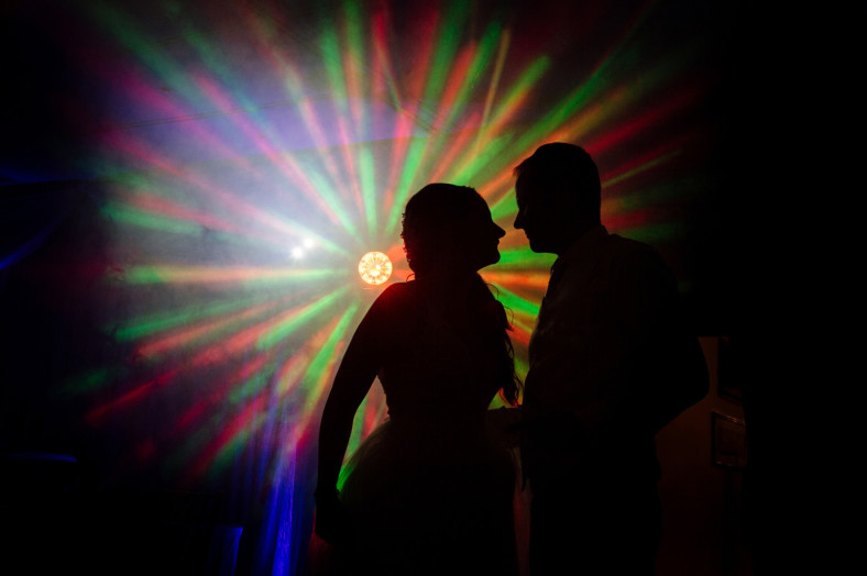 dancefloor silhouette
