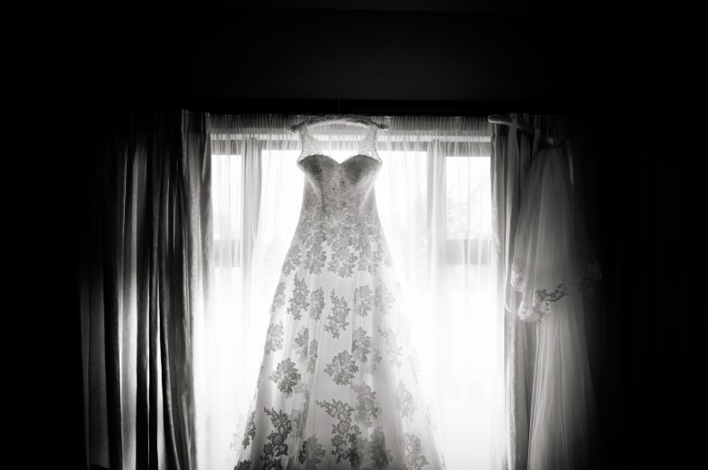 wedding gown