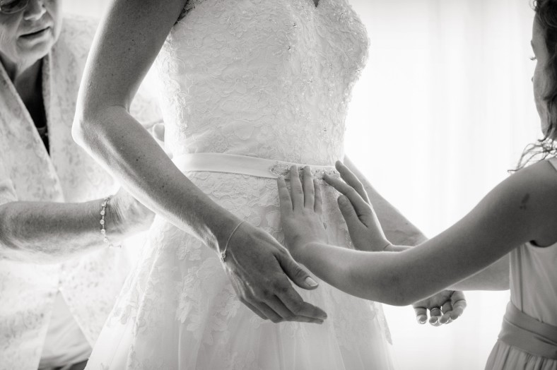 bridal gown