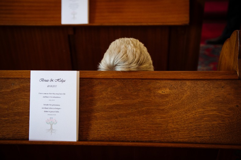 child at wedding