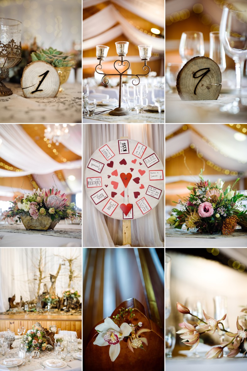 driftwood wedding decor