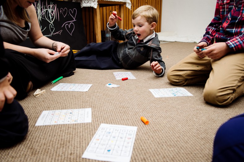 excited child games