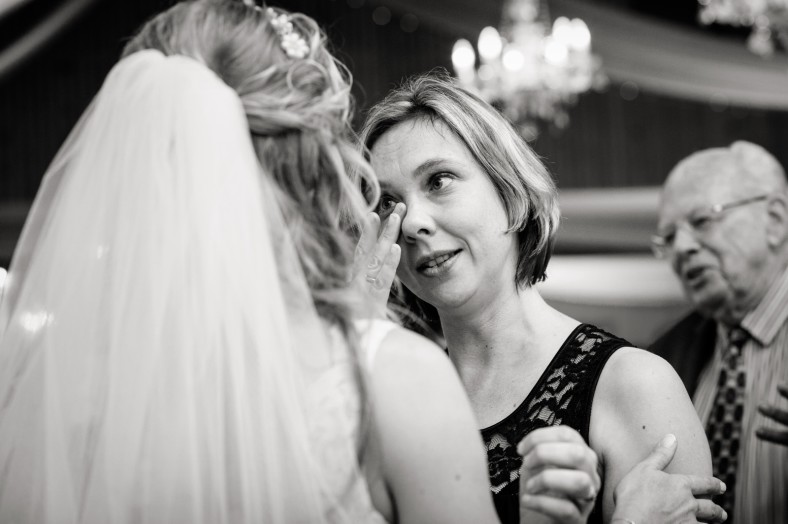 emotional wedding guest