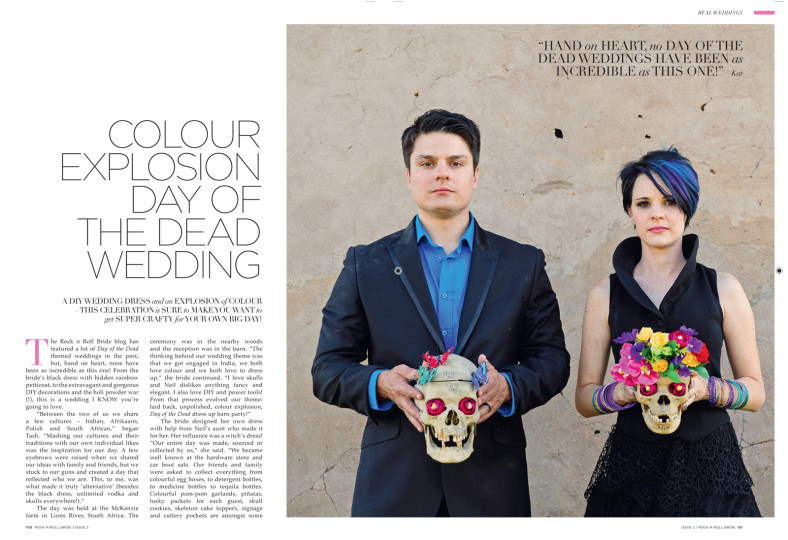 Skull candy wedding