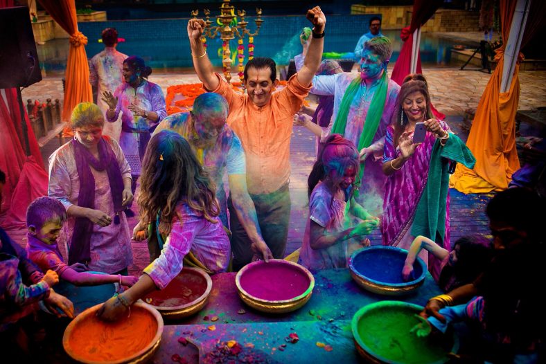 Holi fight