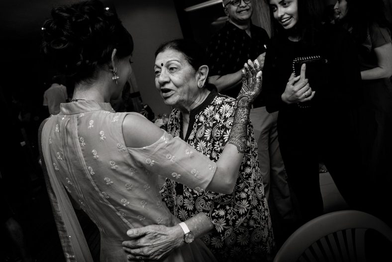 Hindu mehndi ceremony.