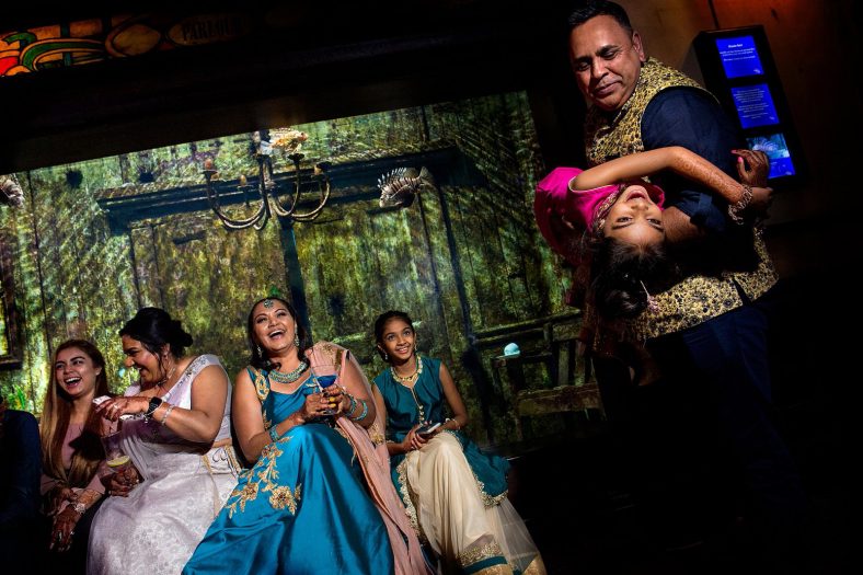 Documentary photography at Hindu wedding function.