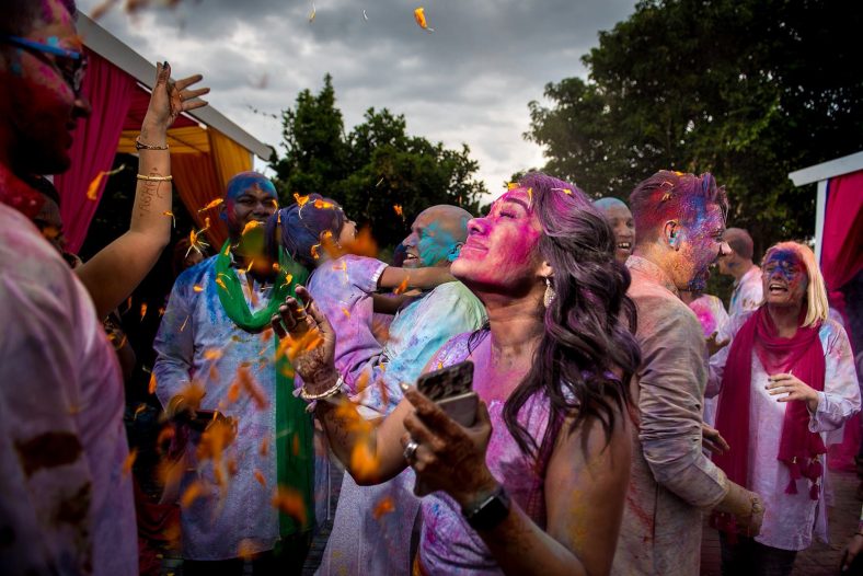 Documentary photography at Hindu wedding ceremony.
