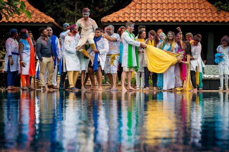 Documentary photography at Hindu holi ceremony