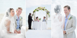 Mauritius wedding bride and groom