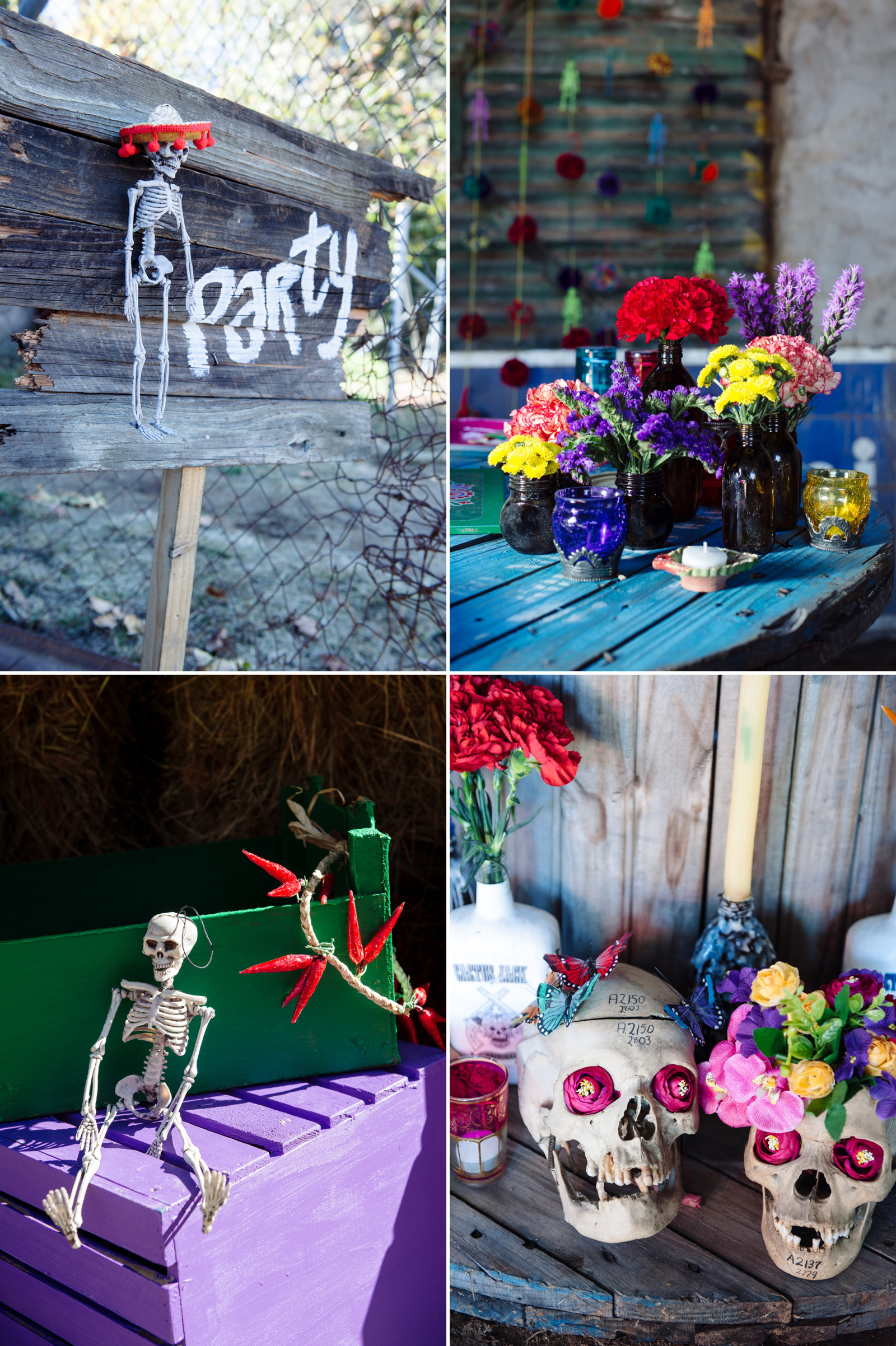 day of the dead wedding decor